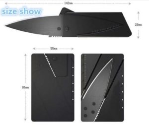 Kreditkarten Messer