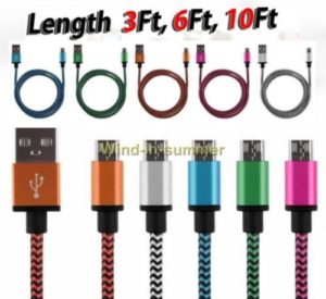 geflochtenes USB Datenkabel