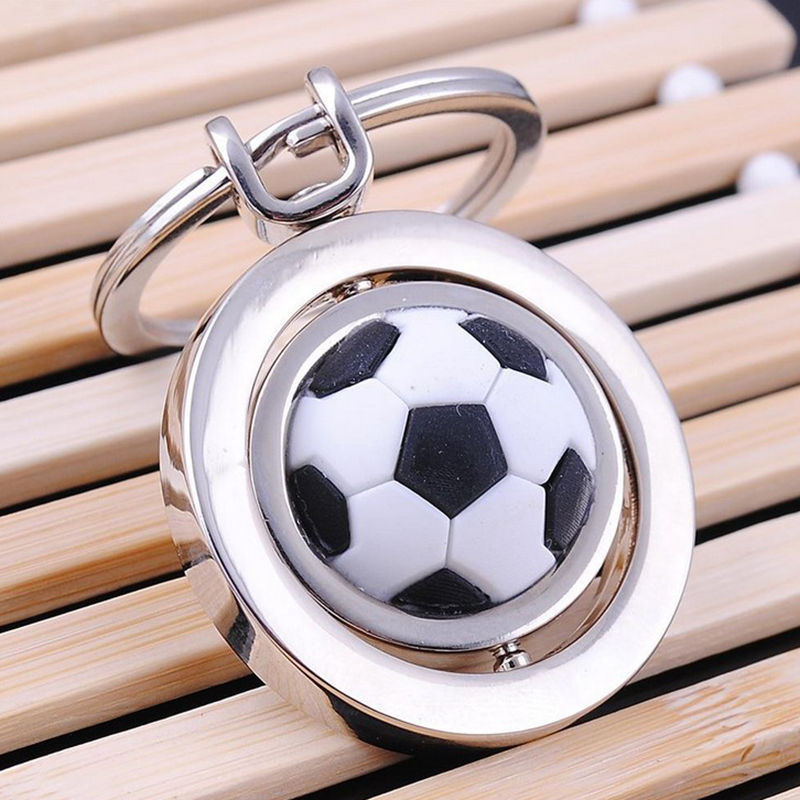 2x Fußball-Schlüsselanhänger Aus Metall - Cooles Geschenk Für Jungs & Fußballfans