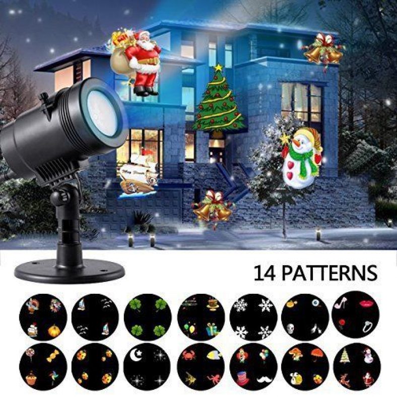 LED Laser Projektor Lichteffekt Weihnachten Garten Decor für 9,99€ inkl