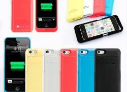 1 x 2200mAh Portables externes Backup iPhone5/5S/5C Case-Power Akku mit Standhalter für 8,06 Euro inklusive Versand