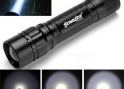 1 x Wasserdichte CREE LED 3000Lm Zoom Taschenlampe für 2,87 Euro inklusive Versand