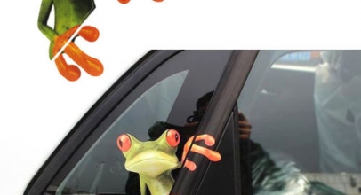 3D Frosch Auto Aufkleber/Sticker für 1,-€  inkl. Versand!