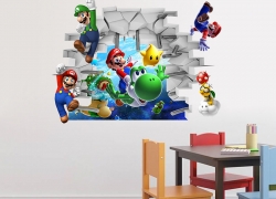3D “Super Mario Bros” Wandsticker für 3,18€ inkl. Versand