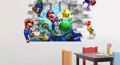 3D “Super Mario Bros” Wandsticker für 3,18€ inkl. Versand
