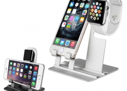 Aluminium iPhone/iWatch Standhalter für 7,96€ inkl. Versand