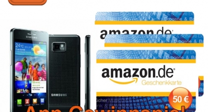 Schnäppchen-App: GadgetDealz & YourDealz für iOS und Android Geräte gratis downloaden und mit etwas Glück ein Samsung Galaxy S2 oder einen von drei 50,- Euro Amazon Gutscheinen gewinnen