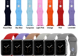 Silikonarmband für Apple Watch 38mm/42mm für 3,90€ inkl. Versand