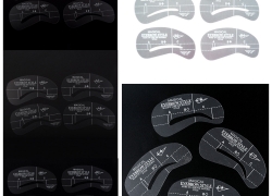 4er-Set Augenbrauenkorrektur Schablonen für 1,58€ inkl.  Versand
