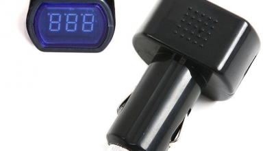 12V/24V digitales LED Auto/LKW-Gauge Voltmeter für 1,97€ inkl. Versand