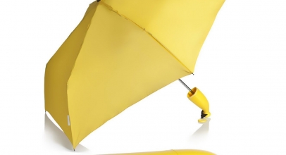 Banana Taschenschirm/Regenschirm für 9,59€ inkl. Versand