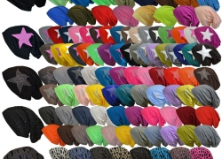 Unisex Baumwolle/Jerseymütze Beanie ab 4,85€ inkl. Versand