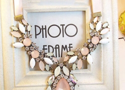 1 x Modeschmuck Crystal/Perlen Blütencollier für 2,37 Euro inklusive Versand
