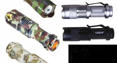 CREE Q5 LED Aluminium Taschenlampe für 2,38€ inkl. Versand