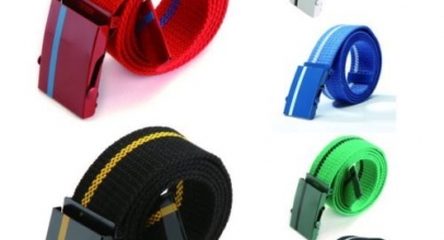 Canvas Unisex Multicolor Gürtel für 2,37€ inkl. Versand