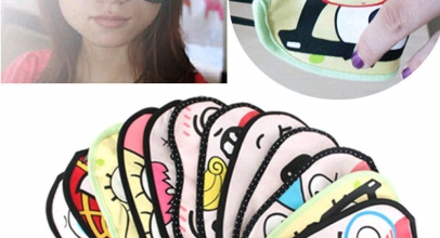 Augen Cartoon Relax-Mas​ke/Schlafmaske für 1,00€ inkl. Versand