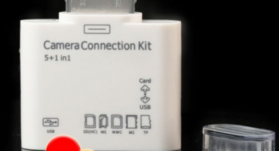 1 x iPad1/2 Camera 5-in-1 Connection Kit SD TF MS M2 MMC für 2,43 Euro inklusive Versand