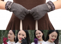 1 x 1 Paar Damen Touchscreen Handschuhe für Smartphone für 3,25 Euro inklusive Versand