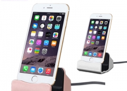 Alu Dock-Station Ladegerät für iPhone5/5s/6/6s Plus usw. für 5,99€ inkl. Versand