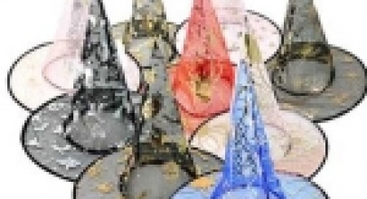 1 x Halloween Hexenhut mit langer Spitze für 1,80 Euro inklusive Versand