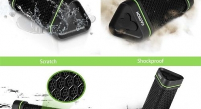 1 x Wasserdichter, stossfester und drahtloser Earson Bluetooth Lautsprecher für 16,84 Euro inklusive Versand