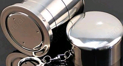 Ausziehbarer Edelstahl Trinkbecher für 1,53€ inkl. Versand