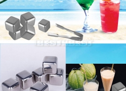 3x Edelstahl Eiswürfel für 4,76€ inkl. Versand