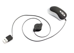 Mini USB Optische Maus mit ausziehbarem Kabel für 3,16€ inkl. Versand