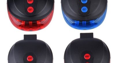 1 x 2-in-1 Laser LED Fahrrad Rücklicht für 1,23 Euro inklusive Versand