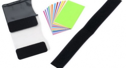 1 x 12er Farbfolien-Set mit Halterung für Systemblitze für 1,34 Euro inklusive Versand