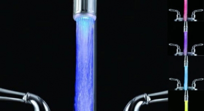 7 Farben LED Wasserhahnaufsatz für 1,69€ inkl. Versand