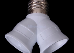 2-in-1 E27 Lampen in eine E27 Y-Fassung für 2,05€ inkl. Versand
