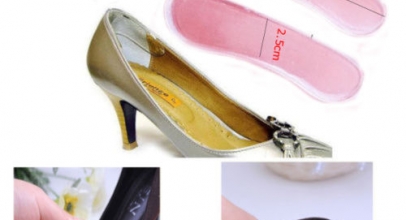 1 Paar selbstklebende Silikon Gel-Fersenpads für 1,00€ inkl. Versand