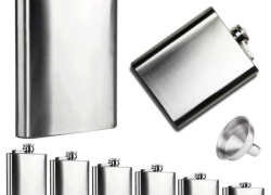 4/5/6/7/8/10 oz Flachmann + Einfülltrichter ab 2,92€ inkl. Versand