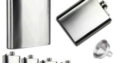 4/5/6/7/8/10 oz Flachmann + Einfülltrichter ab 2,92€ inkl. Versand