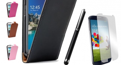 1 x Flip Case mit Reinigungstuch + 1 x Displayschutzfolie + Touch Stift für 3,99 Euro inklusive Versand