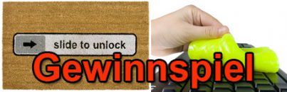 *Update 2* Gewinnspiel: Wir verlosen eine Slide to unlock Fussmatte und 1x Cyber Clean Reinigungsmasse