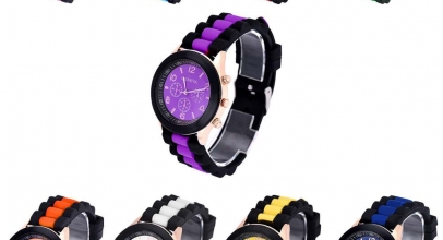 Silikon Geneva Unisex Armbanduhr für 1,82€ inkl. Versand