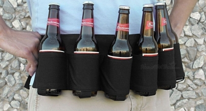 6er Biergürtel Flaschen-/Dosen-Halterung für 6,89€ inkl. Versand