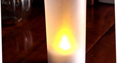 LED Teelicht im Glas mit Sound Sensor für 1,13€ inkl. Versand