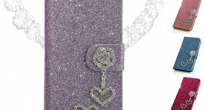 Bookstyle Glitzer Handytasche für 9,90€ inkl. Versand!