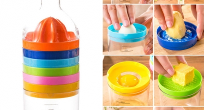 8-in-1 Küchenhelfer in Flaschenform Set für 7,02€ inkl. Versand