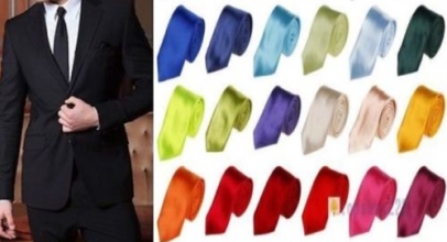 Schmale Herren Business Krawatte ab 1,00€ inkl. Versand