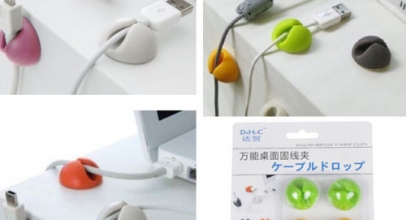 6x Kabelhalter “CableDrop” für 1,00€ inkl. Versand