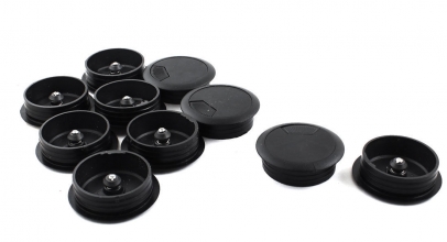 10x Kabeldurchlass für Schreibtisch/Computertisch für 4,43€ inkl. Versand