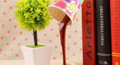 1 x 8 LED Lampe im Kaffeebecher Design für 4,39 Euro inklusive Versand