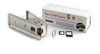 Nano Micro Sim Kartenschneider/Cutter + 2 Adapter für iPhone5/4/iPad für 2,23€ inkl. Versand