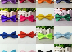 Satin Kinderfliege/Krawatte für 1,04€ inkl. Versand