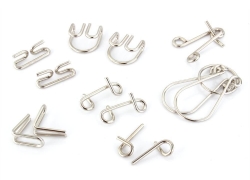 6 x Kniffelige Puzzles – Metall-Geduldspiele für 2,95 Euro inklusive Versand