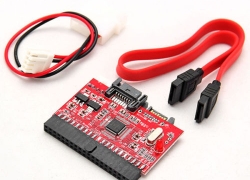 1 x 2-in-1 IDE zu SATA/SATA zu IDE Konverter Adapterunterstützung ATA 100/133 für 3,45 Euro inklusive Versand